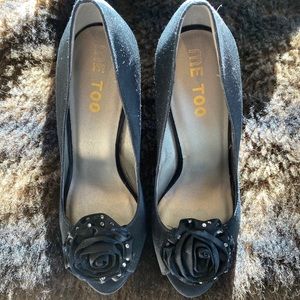 Me Too woman’s high heels